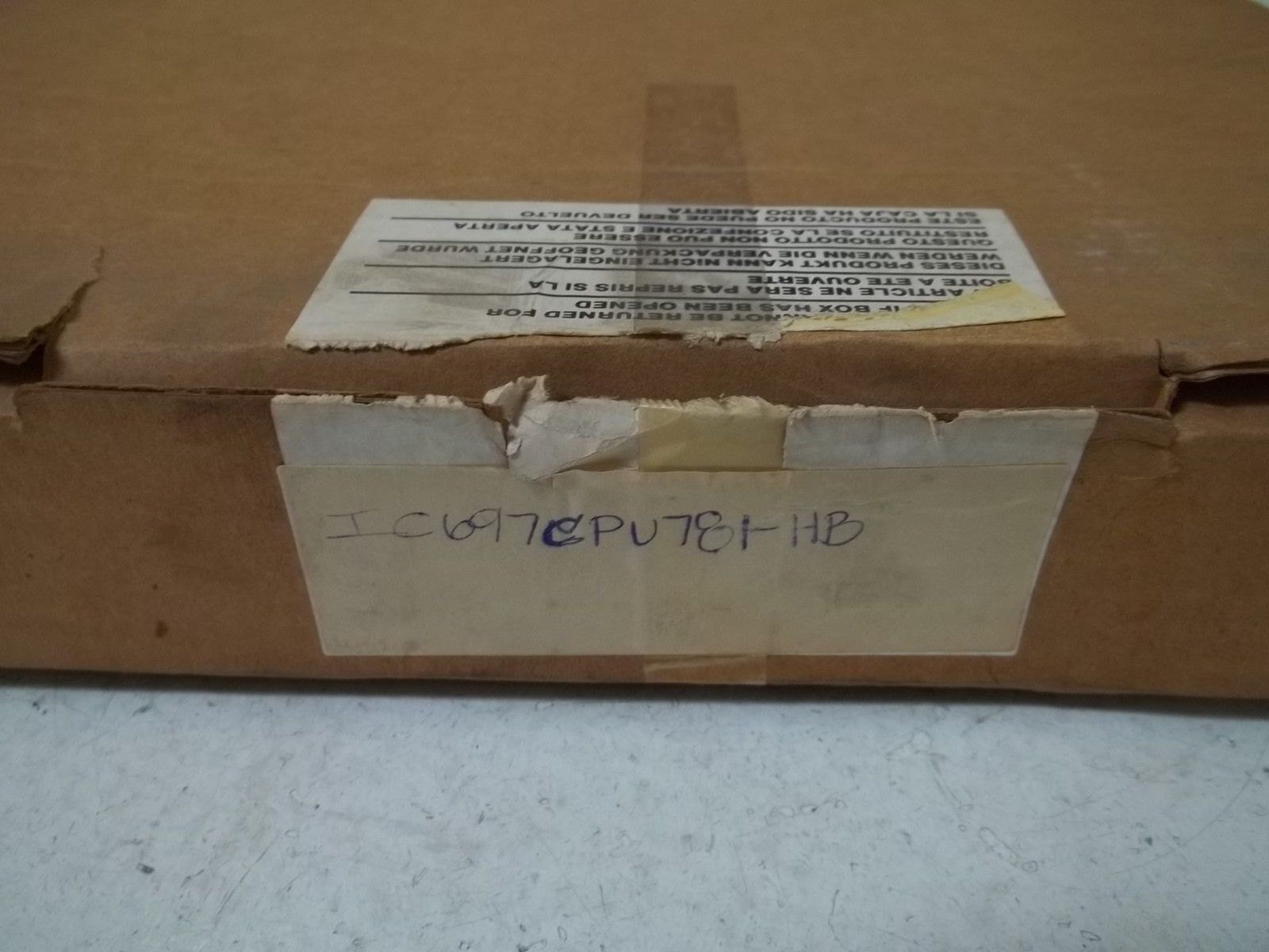 GE FANUC IC697CPU781-HB CENTRAL PROCESSING UNIT NSMP