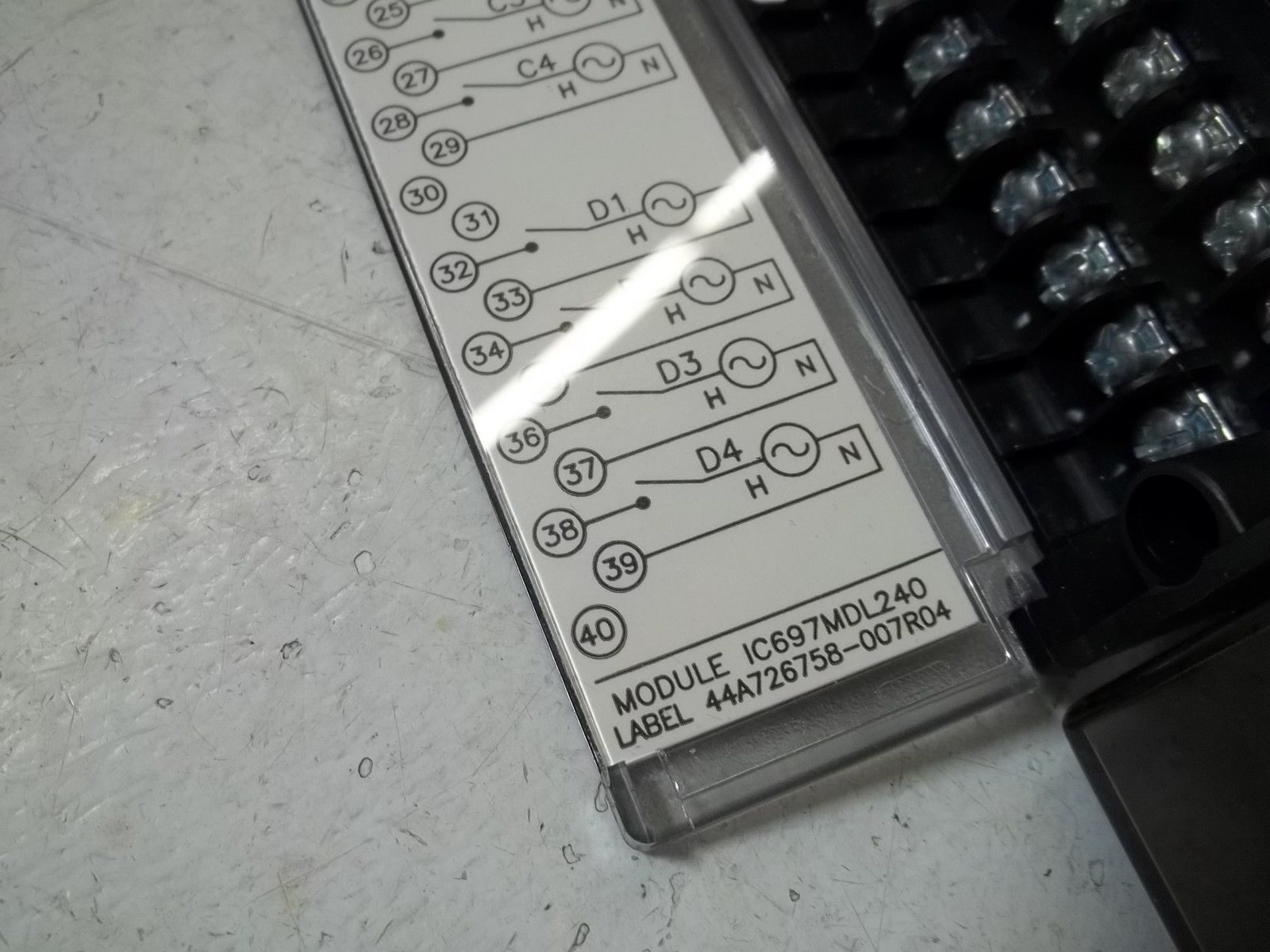 GE FANUC IC697MDL240B INPUT MODULE NSMP