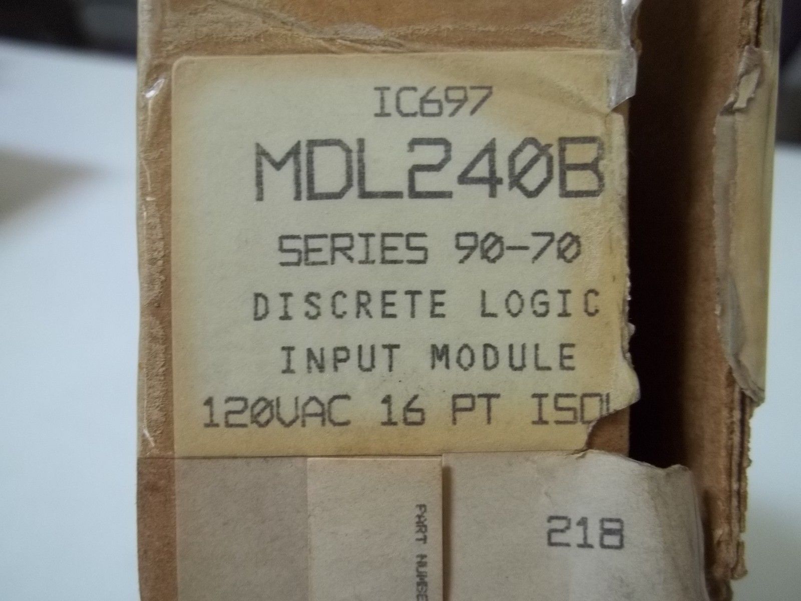 GE FANUC IC697MDL240B INPUT MODULE NSMP