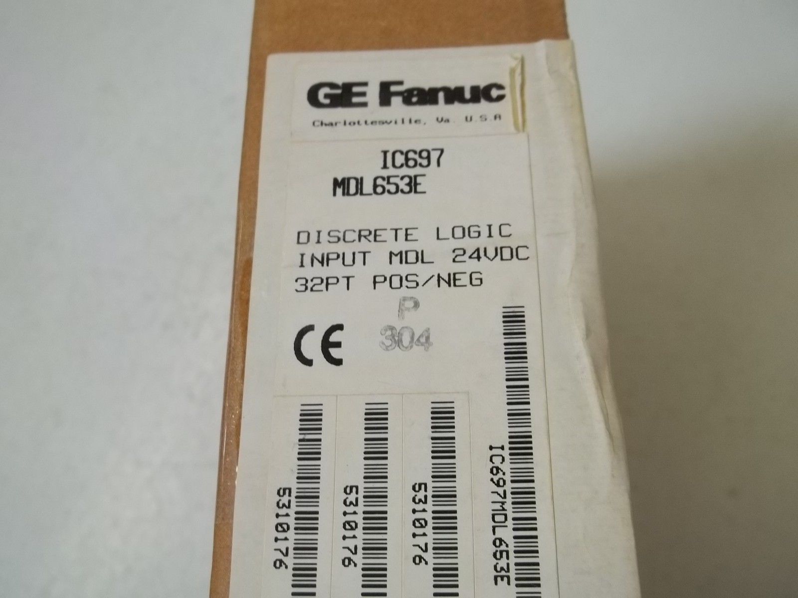GE FANUC IC697MDL653E INPUT MODULE 24VDC 32PT POS/NEG NSFS