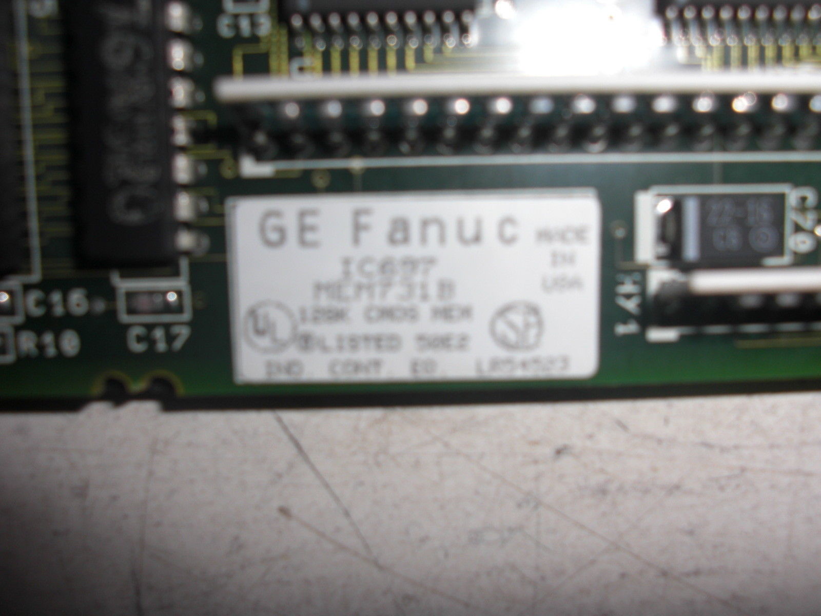 GE FANUC IC697MEM731B EXP MEMORY MODULE NSNP