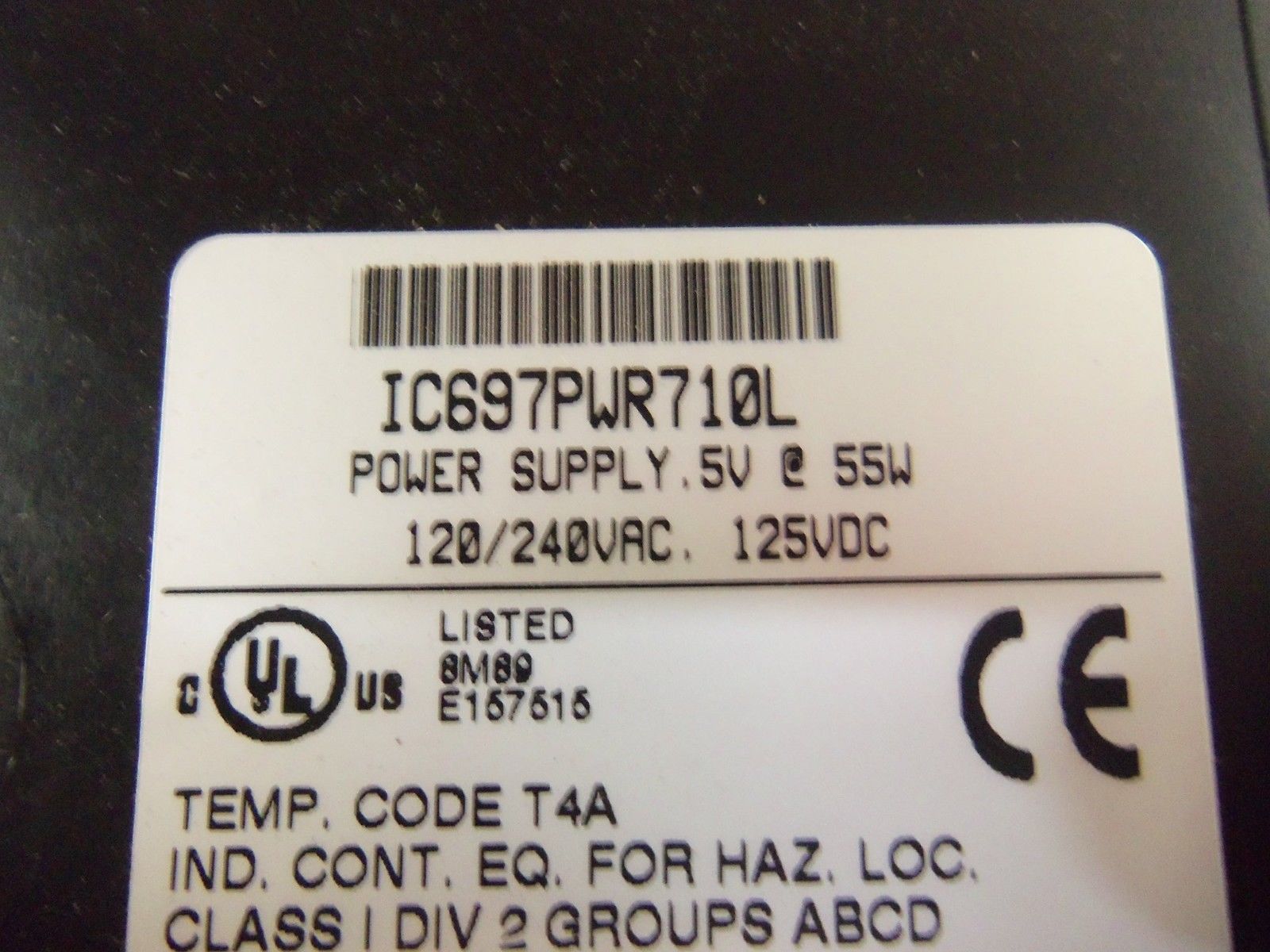 GE FANUC IC697PWR710L POWER SUPPLY NSMP