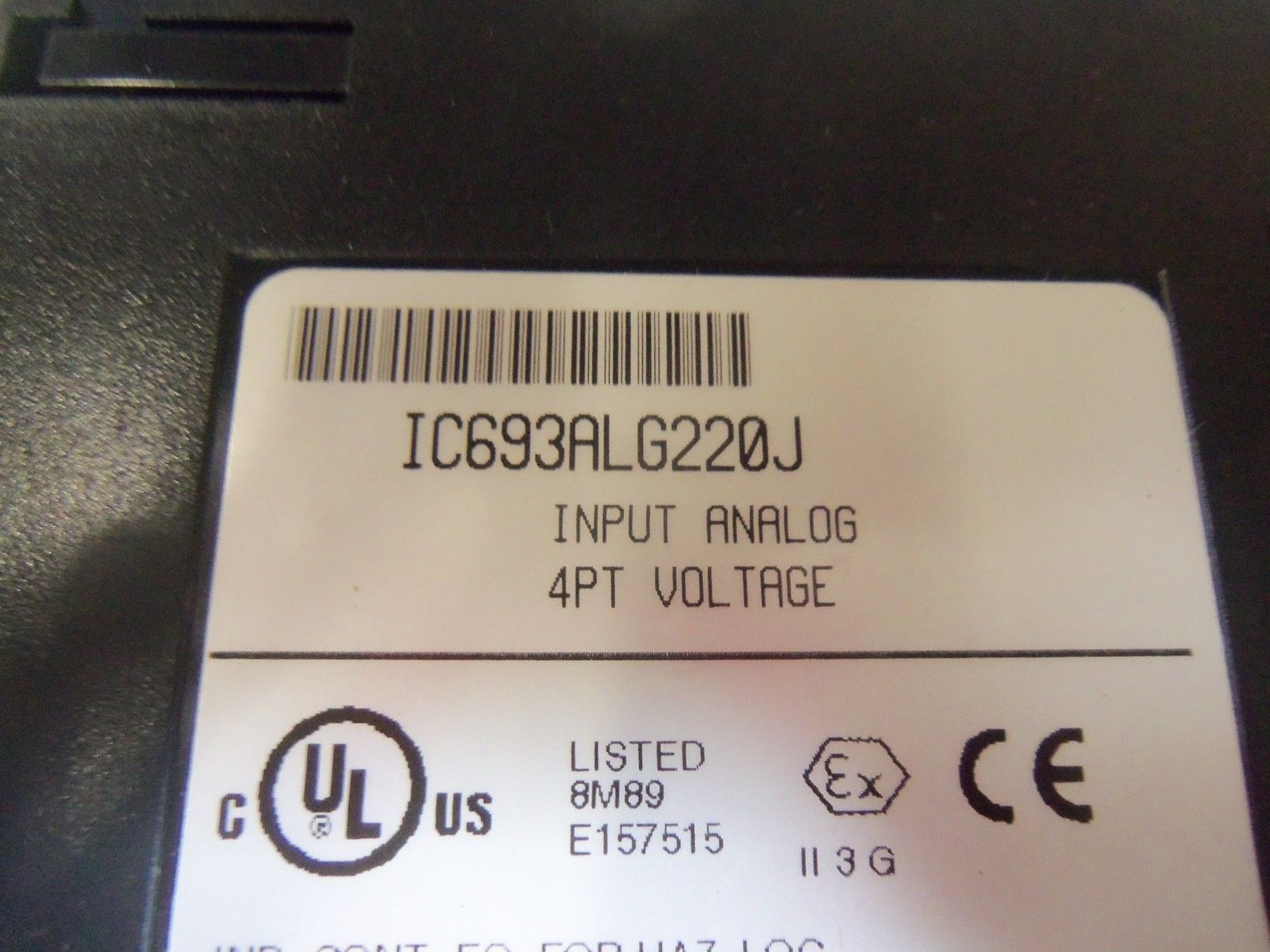 GE FANUC IC693ALG220J AS IS