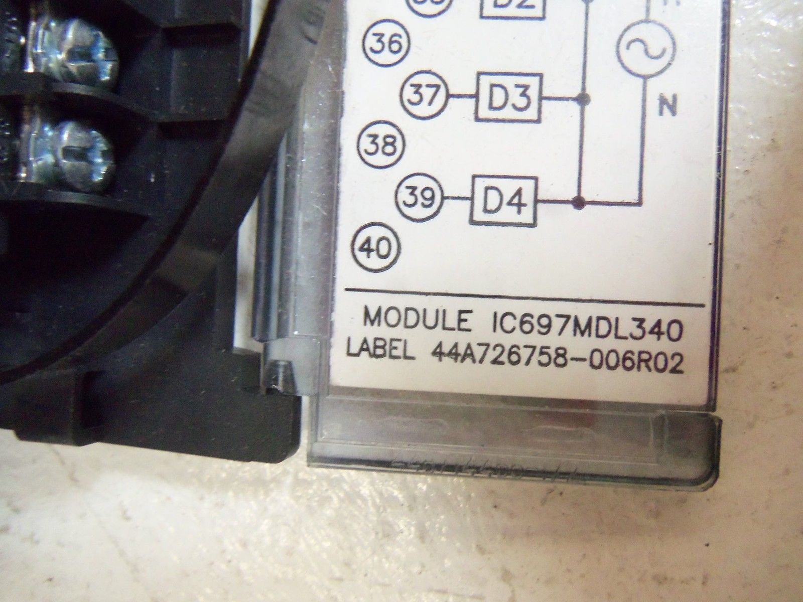 GE FANUC OUTPUT MODULE IC697MDL340G DISCRETE LOGIC OUTPUT MODULE  UNMP
