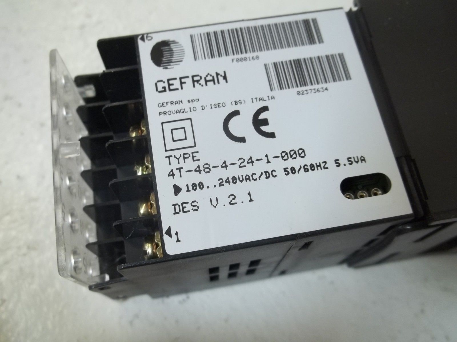 GEFRAN 4T-48-4-24-1-000 TEMPERATURE CONTROLLER NSMP