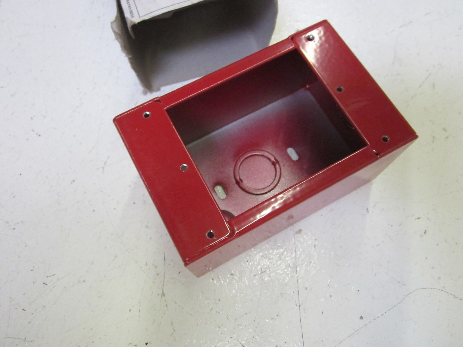 GENERAL ELECTRIC 27193-11 FIRE ALARM RED SURFACE MOUNT NSMP