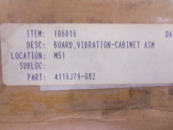 GENERAL ELECTRIC 4116J79-G02 CIRCUIT BOARD NSMP