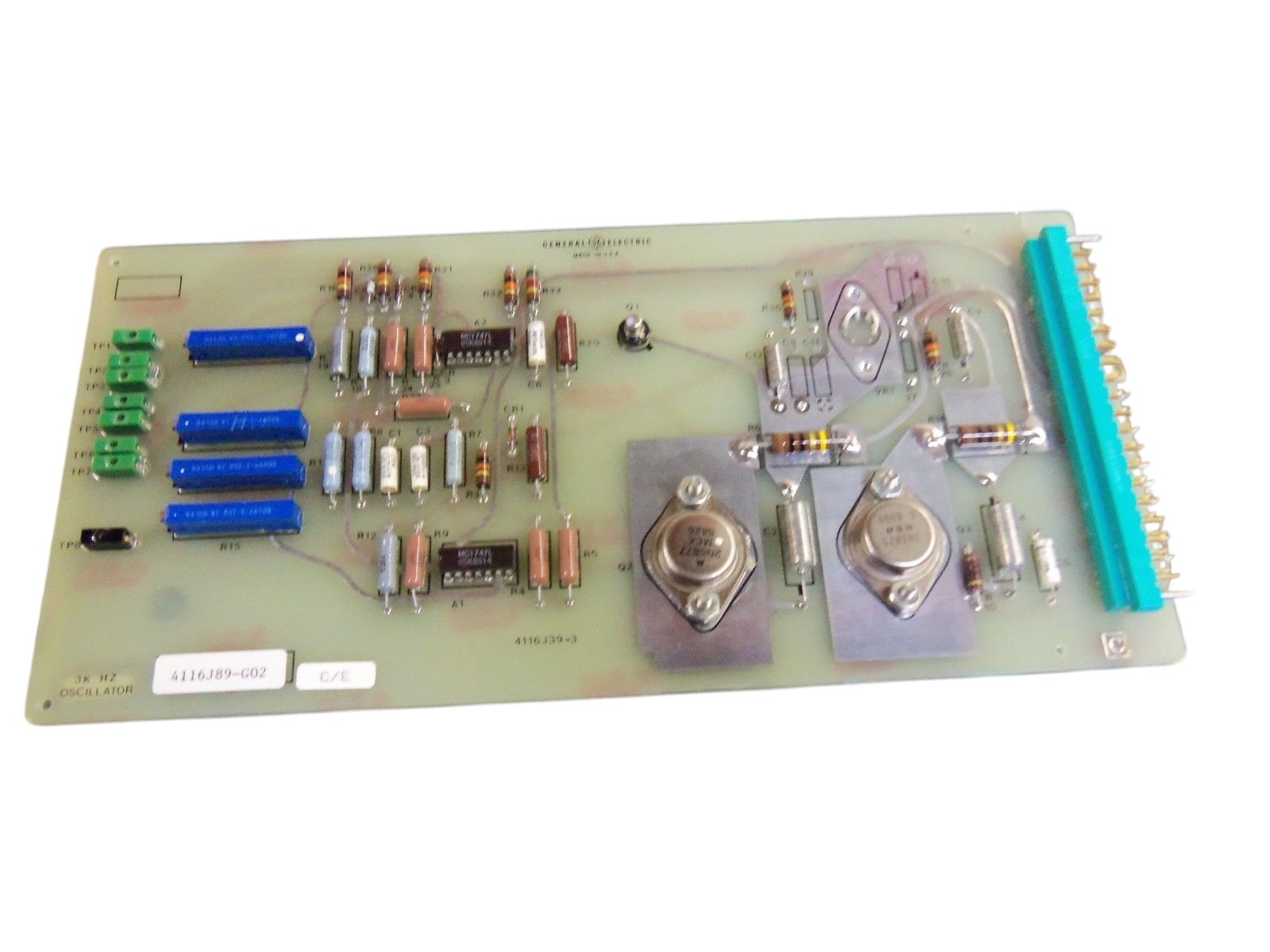 GENERAL ELECTRIC 4116J89-G02 CIRCUIT BOARD NSNP