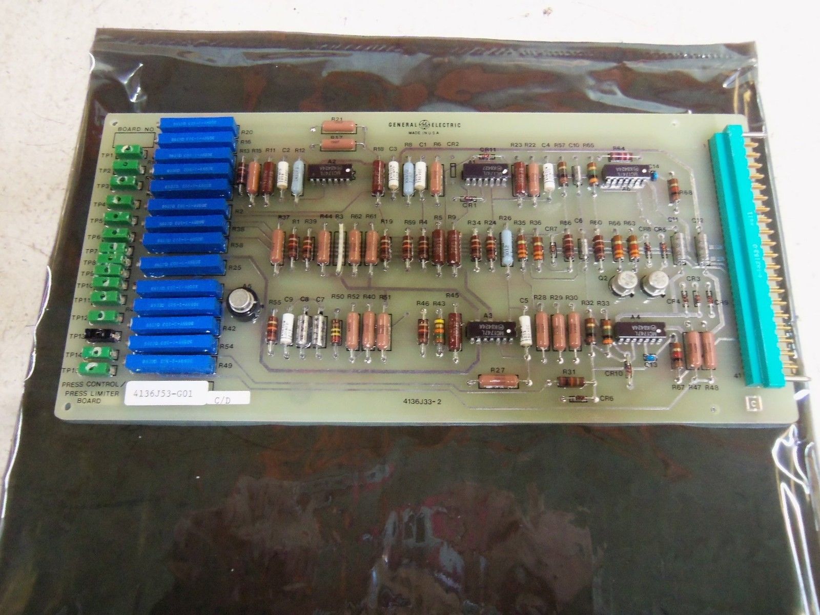 GENERAL ELECTRIC 4136J53-G01 CIRCUIT BOARD UNMP