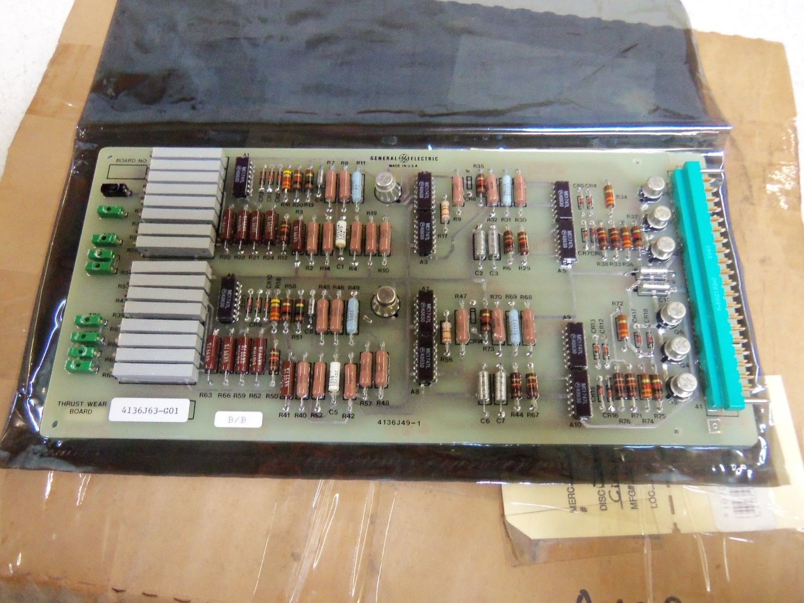 GENERAL ELECTRIC 4136J63-G01 CIRCUIT BOARD UNMP