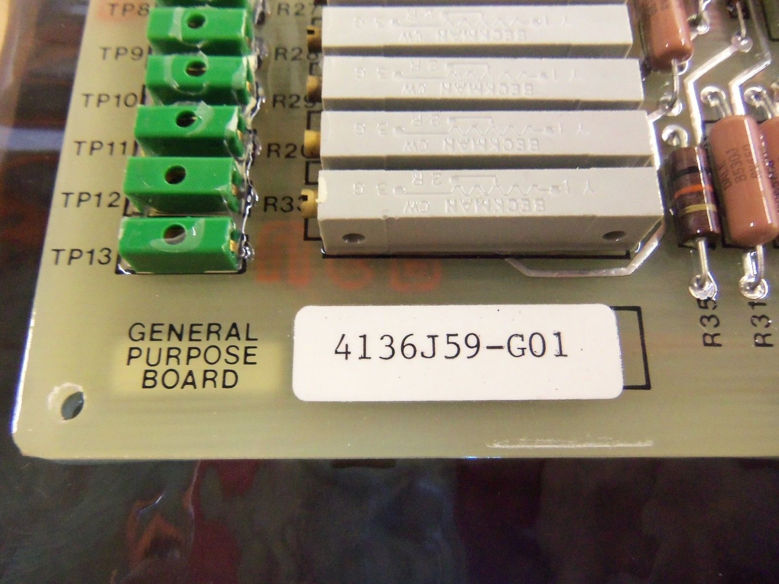 GENERAL ELECTRIC 4136J59-G01 CIRCUIT BOARD NSMP