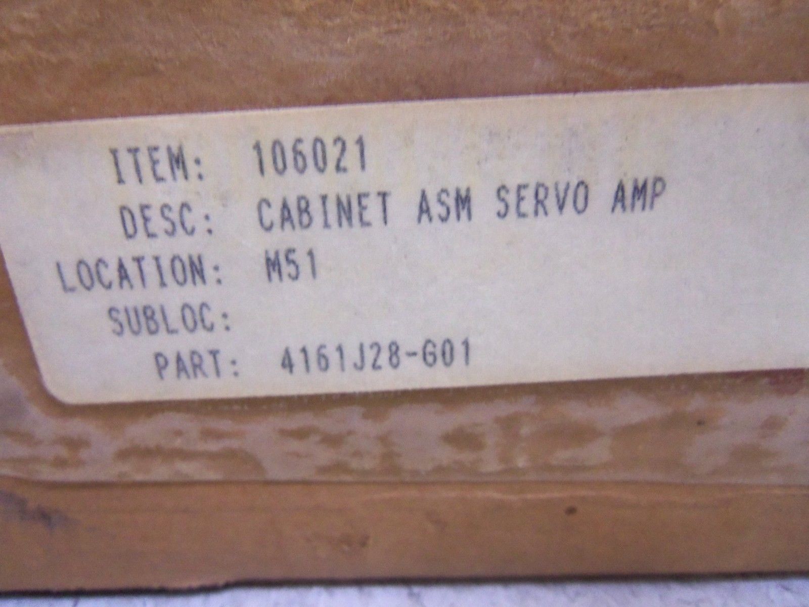 GENERAL ELECTRIC 4161J28-G01 CIRCUIT BOARD NSMP