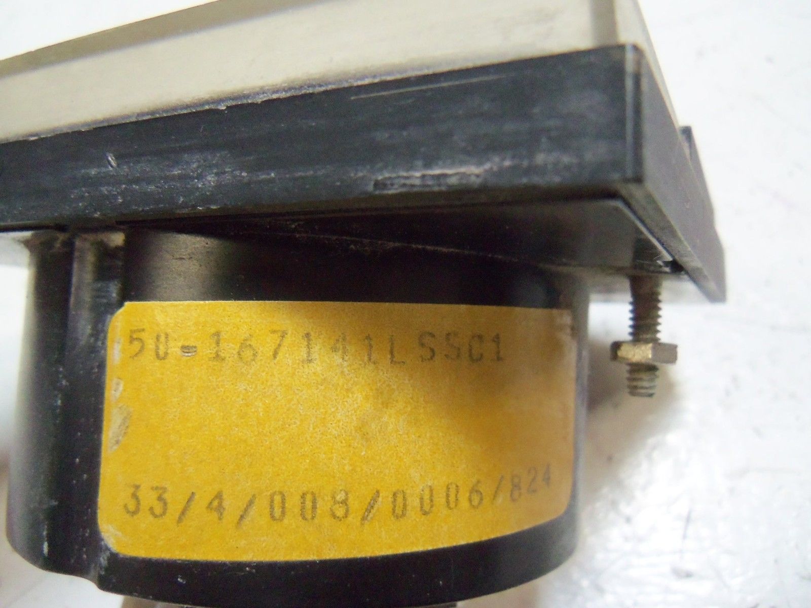 GENERAL ELECTRIC 50-167141LSSC1 PANEL METER UNMP