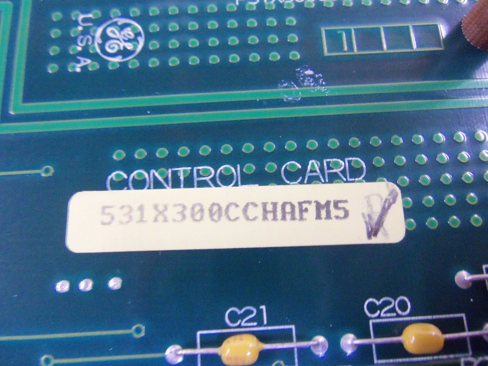 GENERAL ELECTRIC 531X300CCHAFM5 CONTROL CARD UNMP