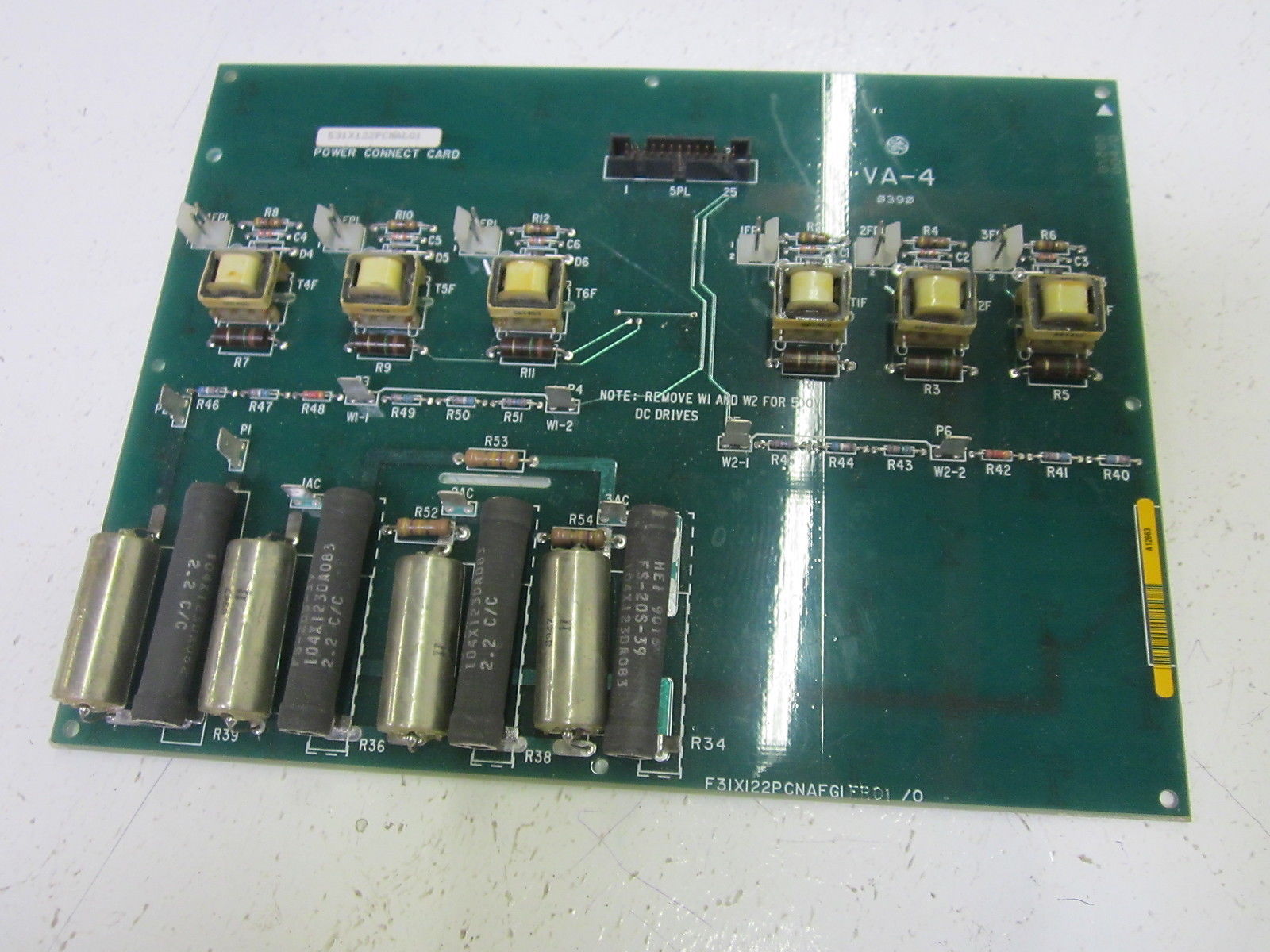 GENERAL ELECTRIC 531X122PCNALG1 POWER CONNECT CARD UNMP