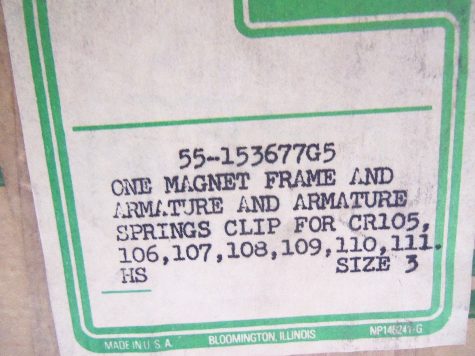 GENERAL ELECTRIC 55-153677G5 *FACTORY SEALED*
