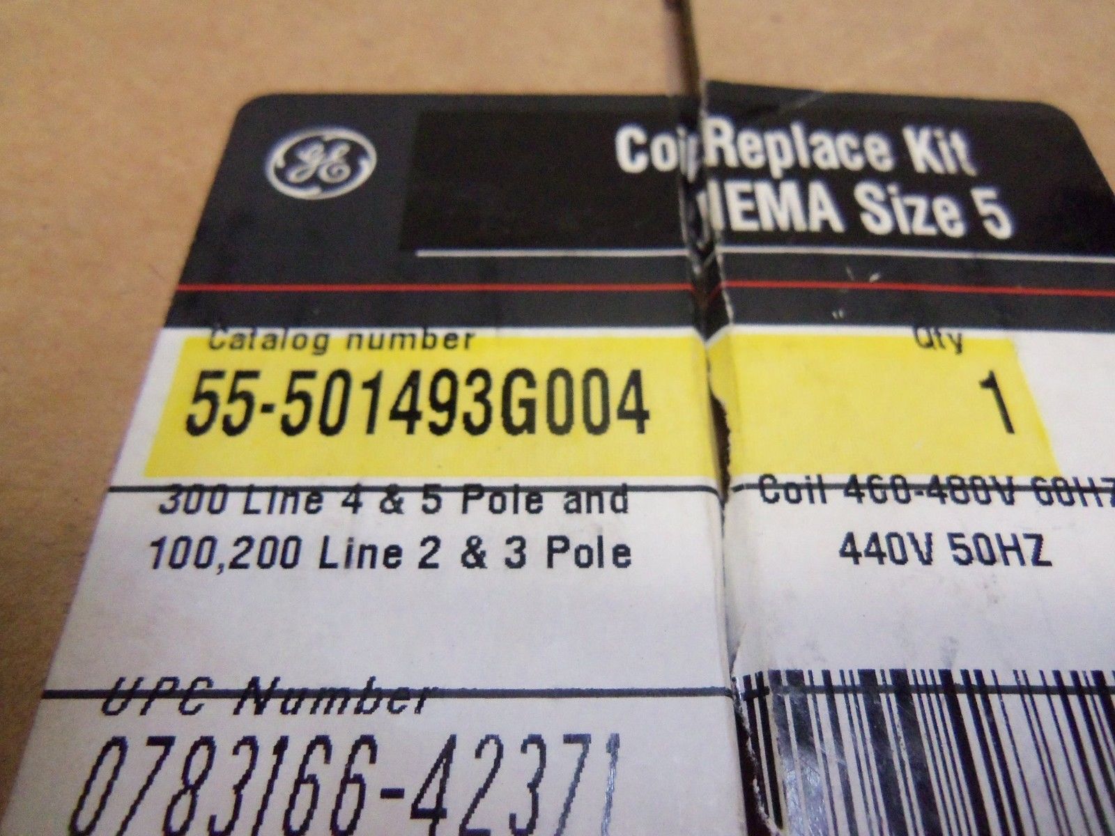 GENERAL ELECTRIC 55501493G004 COIL 460-480V *NEW IN BOX*