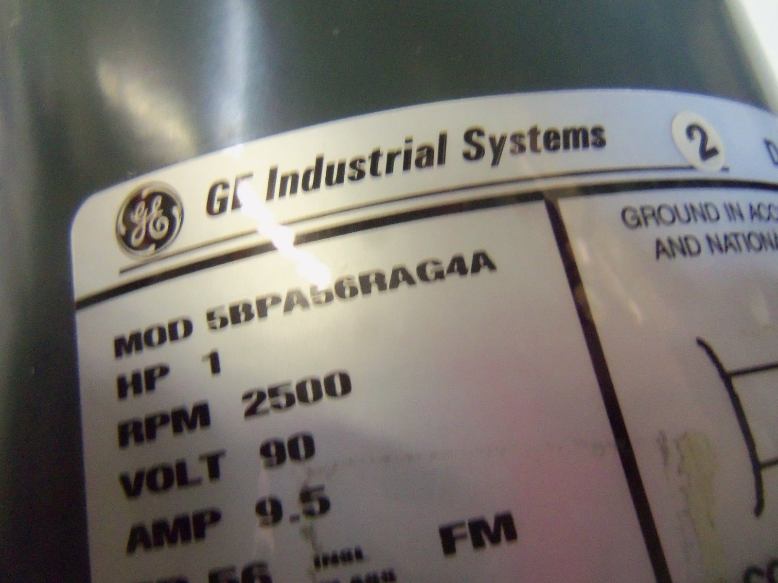 GENERAL ELECTRIC 5BPA56RAG4A NSMP
