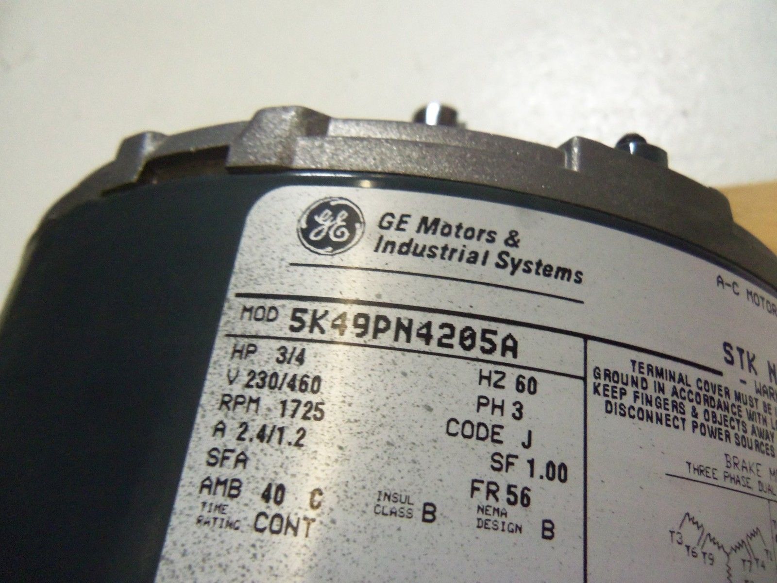 GENERAL ELECTRIC 5K49PN4205A UNMP