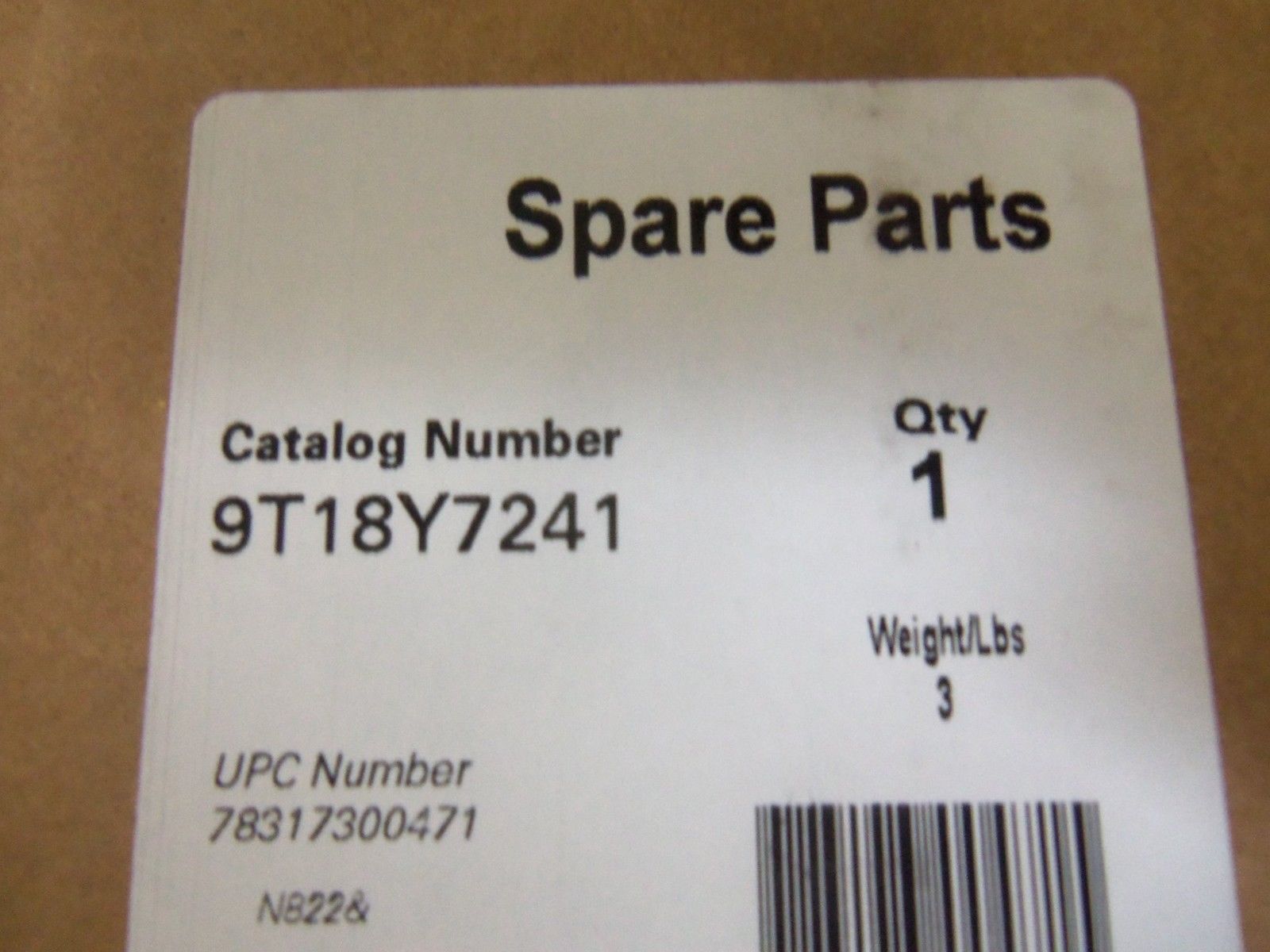 GENERAL ELECTRIC 9T18Y7241 NSMP