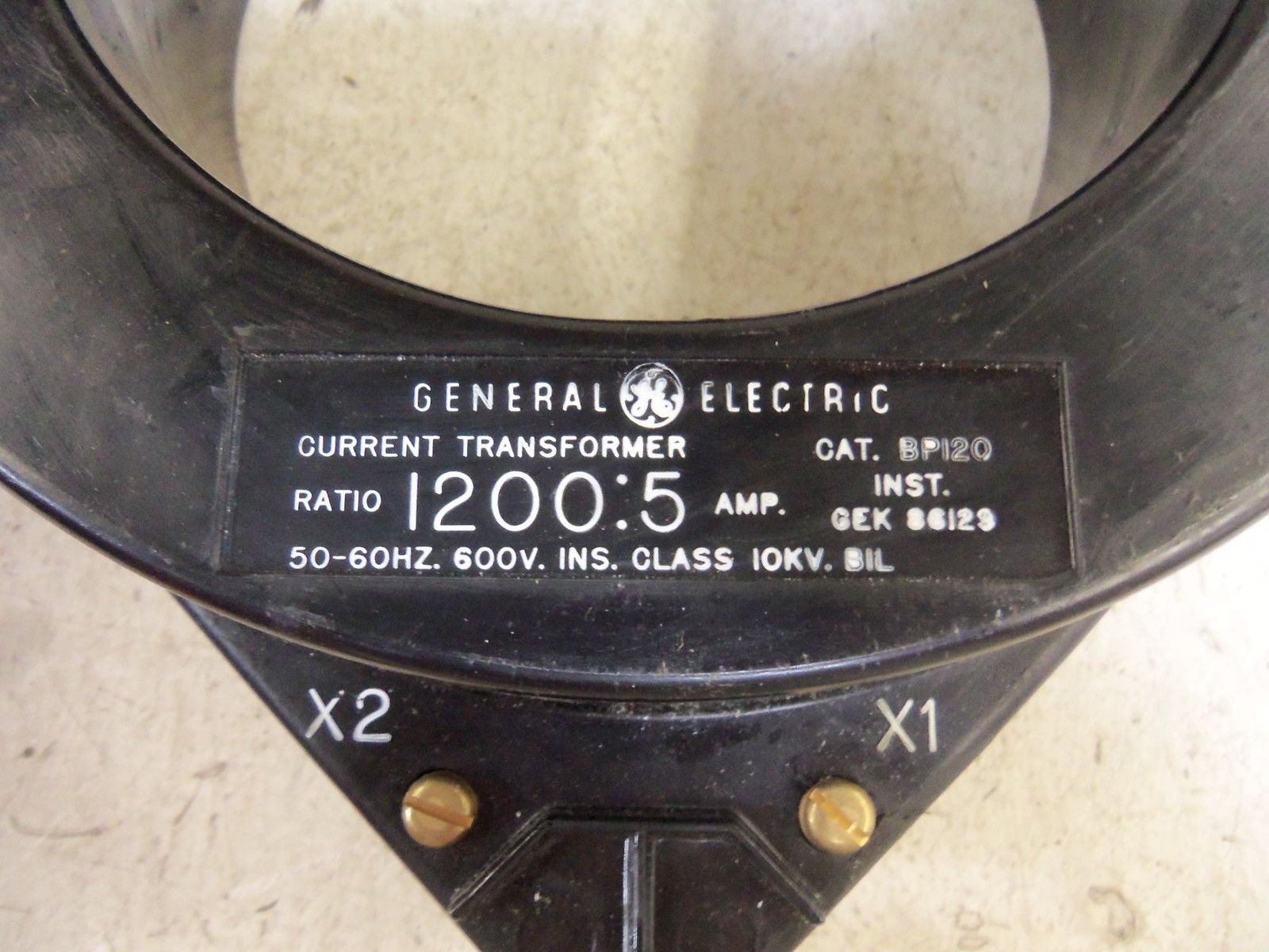 GENERAL ELECTRIC BP120 CURRENT TRANSFORMER UNMP