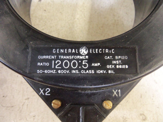 GENERAL ELECTRIC BP120 CURRENT TRANSFORMER *USED*