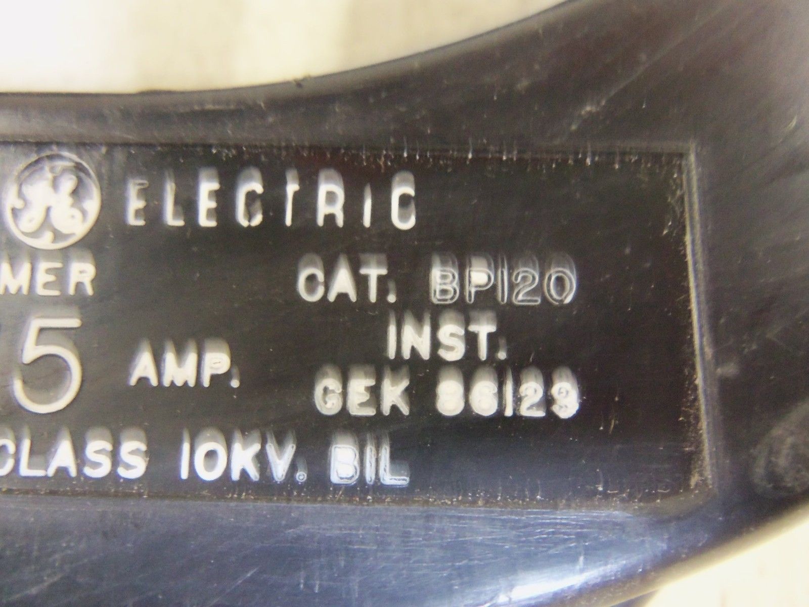 GENERAL ELECTRIC BP120 CURRENT TRANSFORMER UNMP
