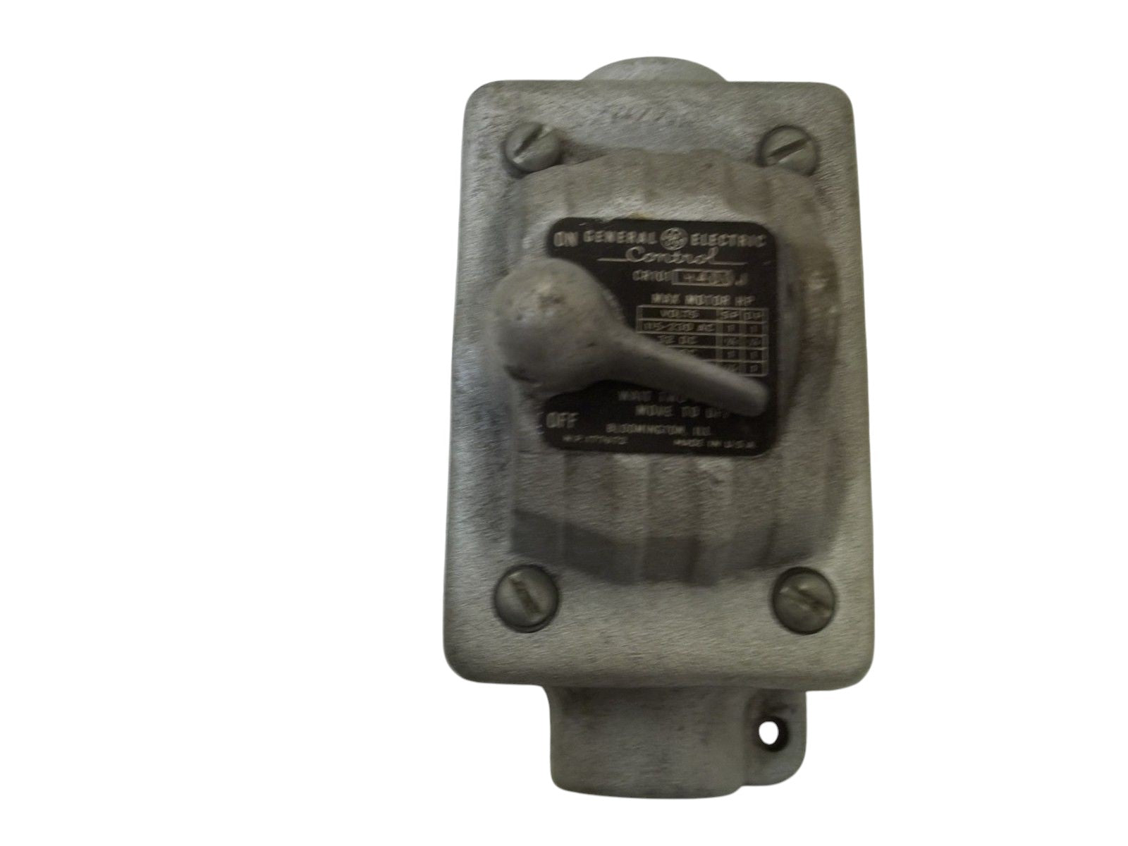 GENERAL ELECTRIC CR101H400J EXPLOSION PROOF STARTER UNMP