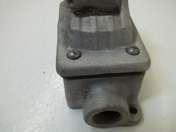 GENERAL ELECTRIC CR101H400J EXPLOSION PROOF STARTER *USED*