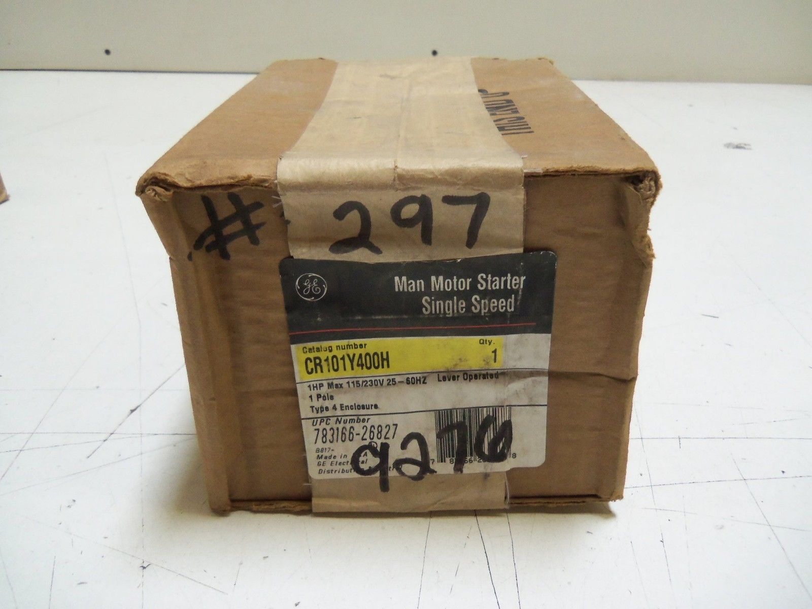 GENERAL ELECTRIC CR101Y400H STARTER *FACTORY SEALED*