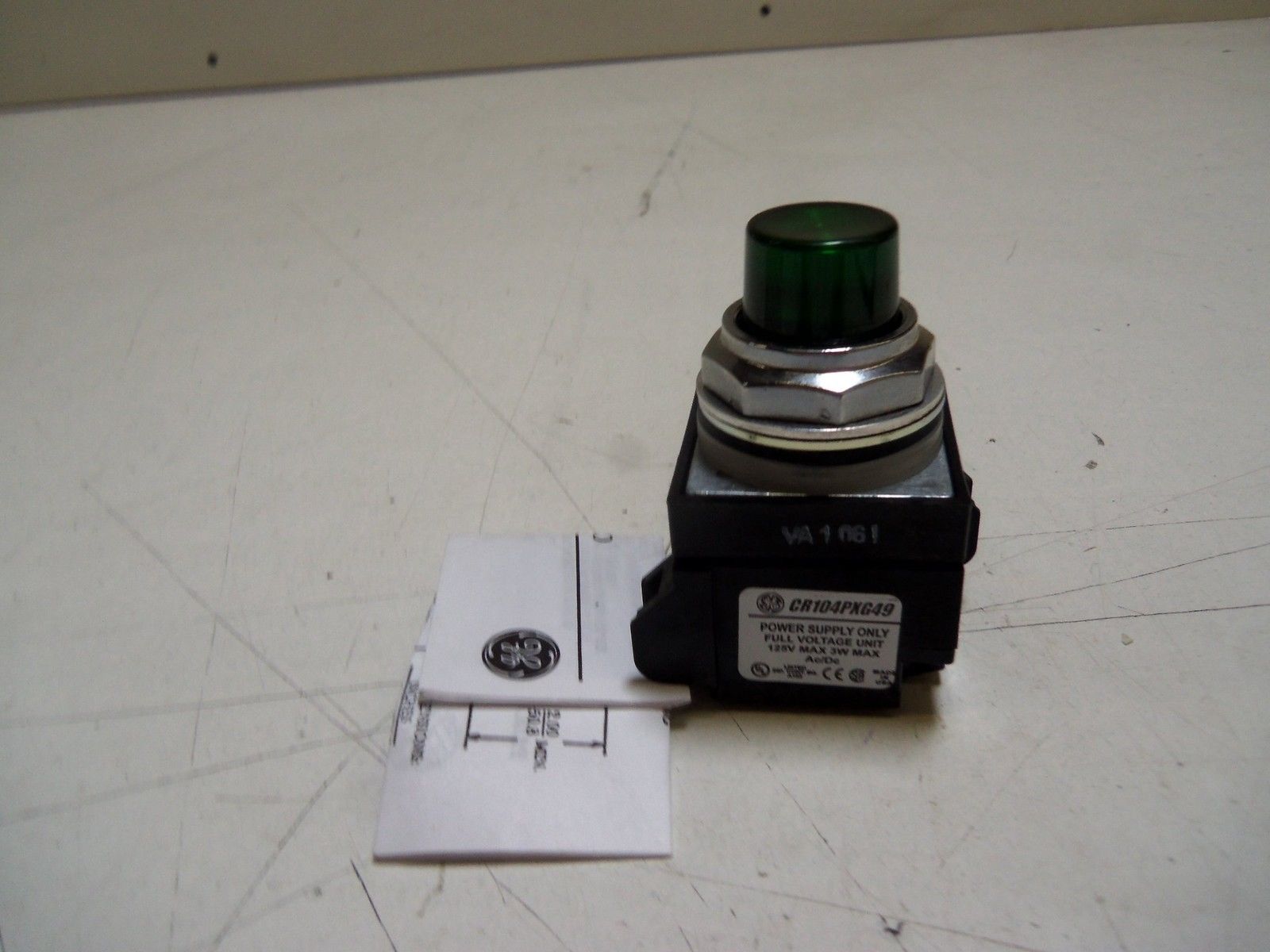 GENERAL ELECTRIC CR104PBL00G1S2 PUSHBUTTON  NSMP