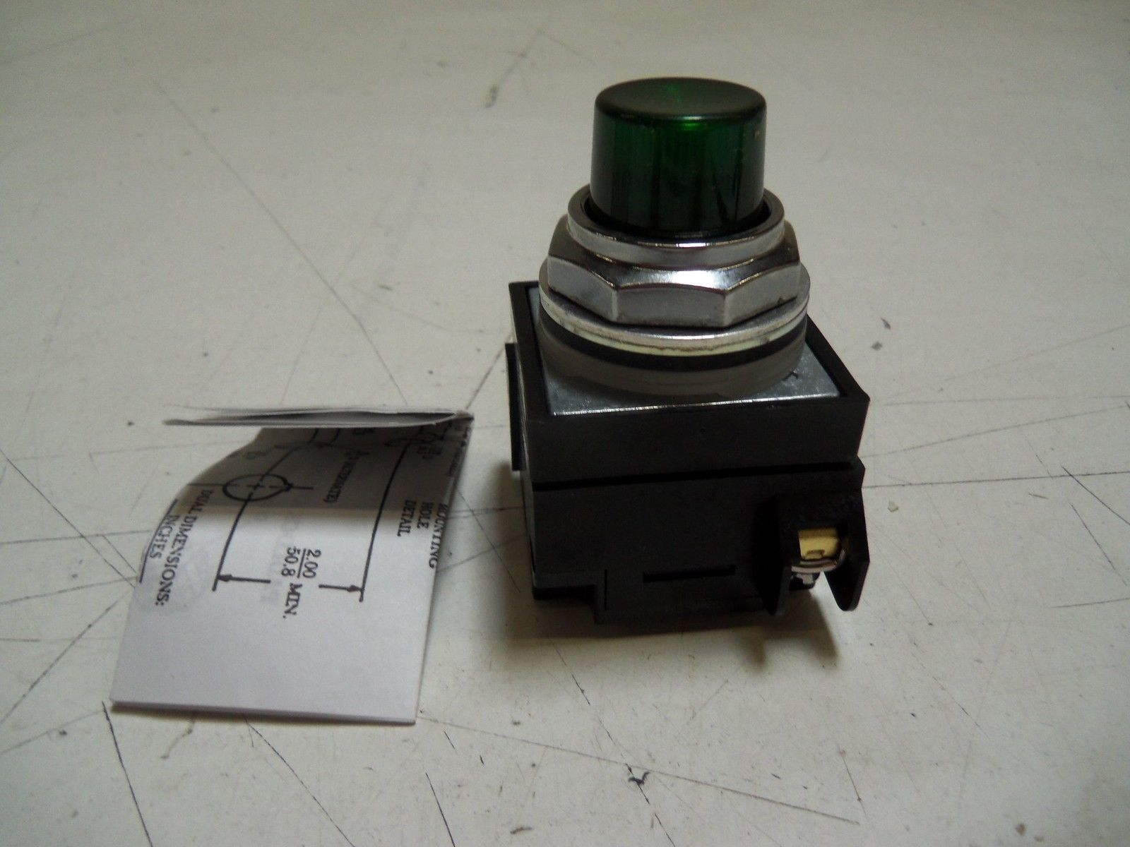 GENERAL ELECTRIC CR104PBL00G1S2 PUSHBUTTON  NSMP