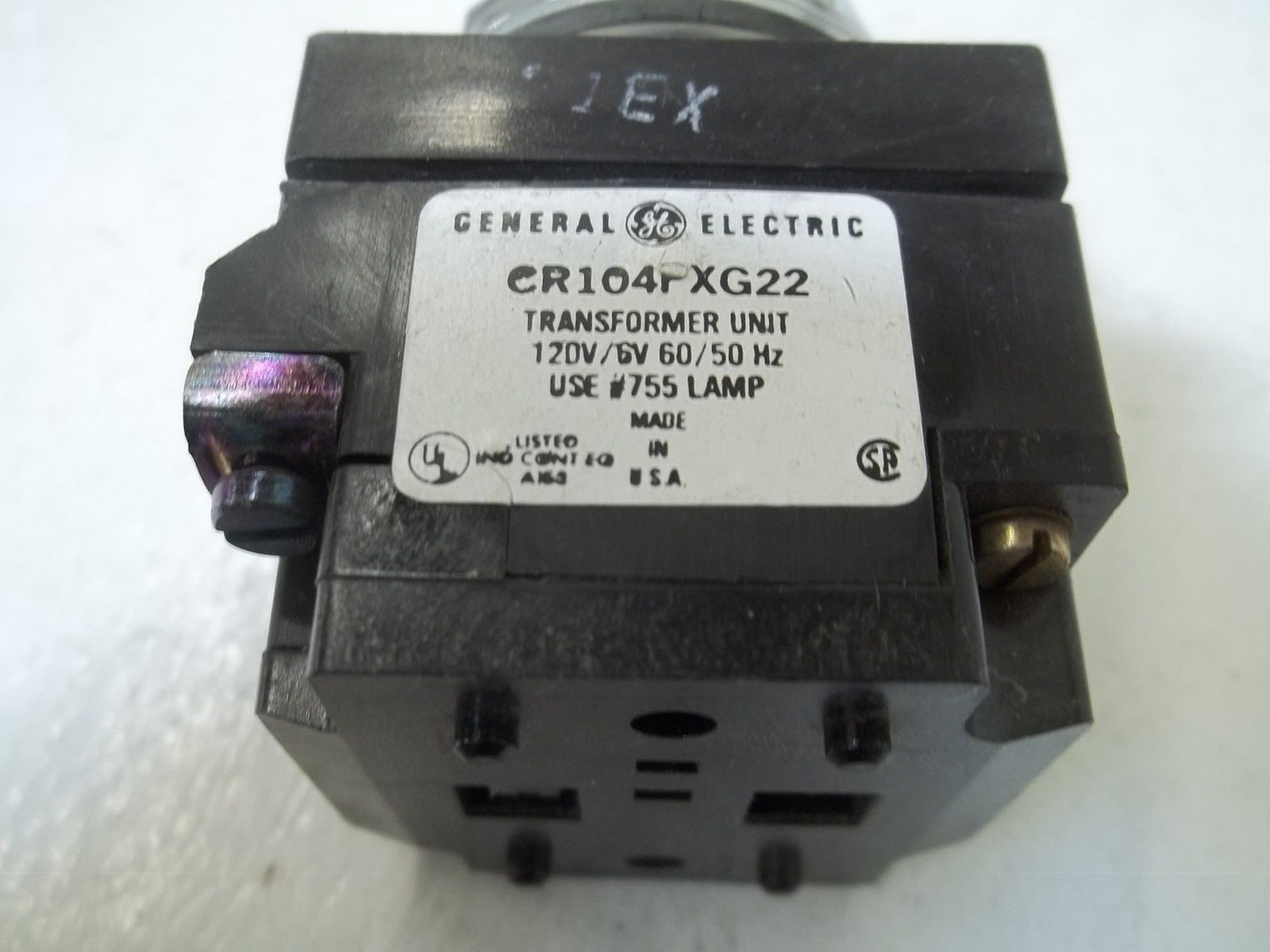 GENERAL ELECTRIC CR104PXG22 TRANSFORMER UNIT UNMP