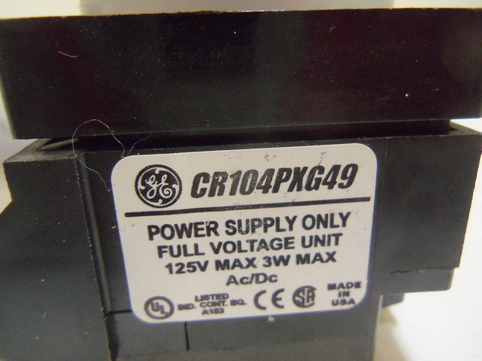 GENERAL ELECTRIC CR104PBL00R1S2 PUSHBUTTON NSMP