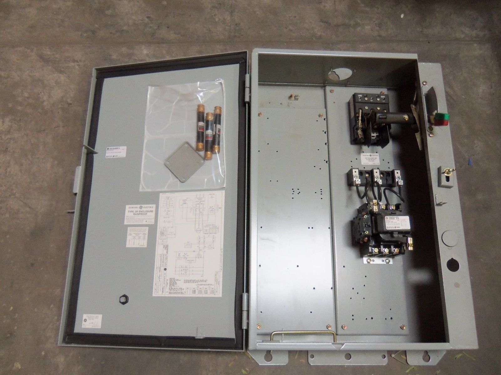 GENERAL ELECTRIC CR341D044BBB1FA PUMP CONTROL PANEL NSNP