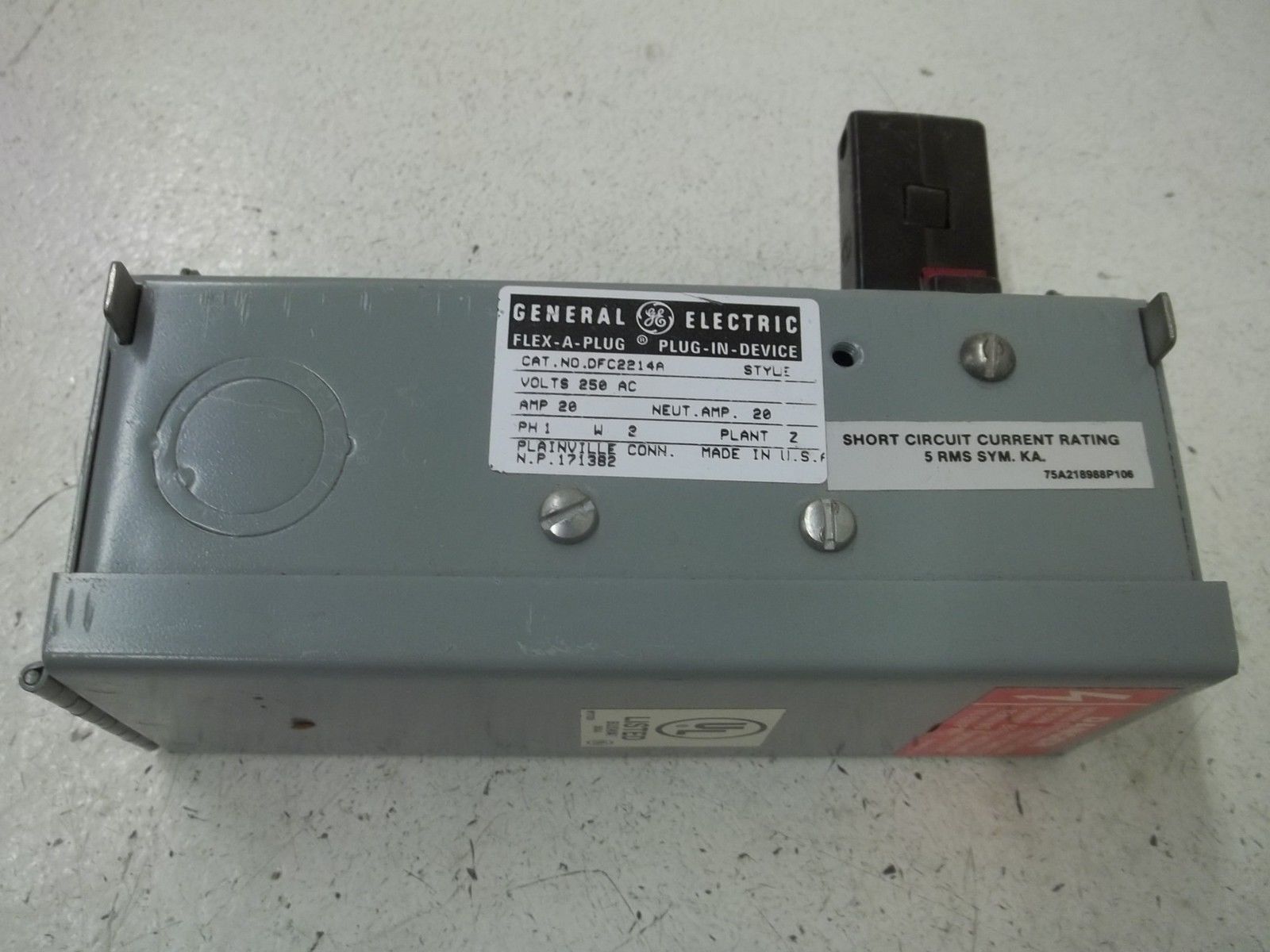 GENERAL ELECTRIC DFC2214A 250VAC UNMP