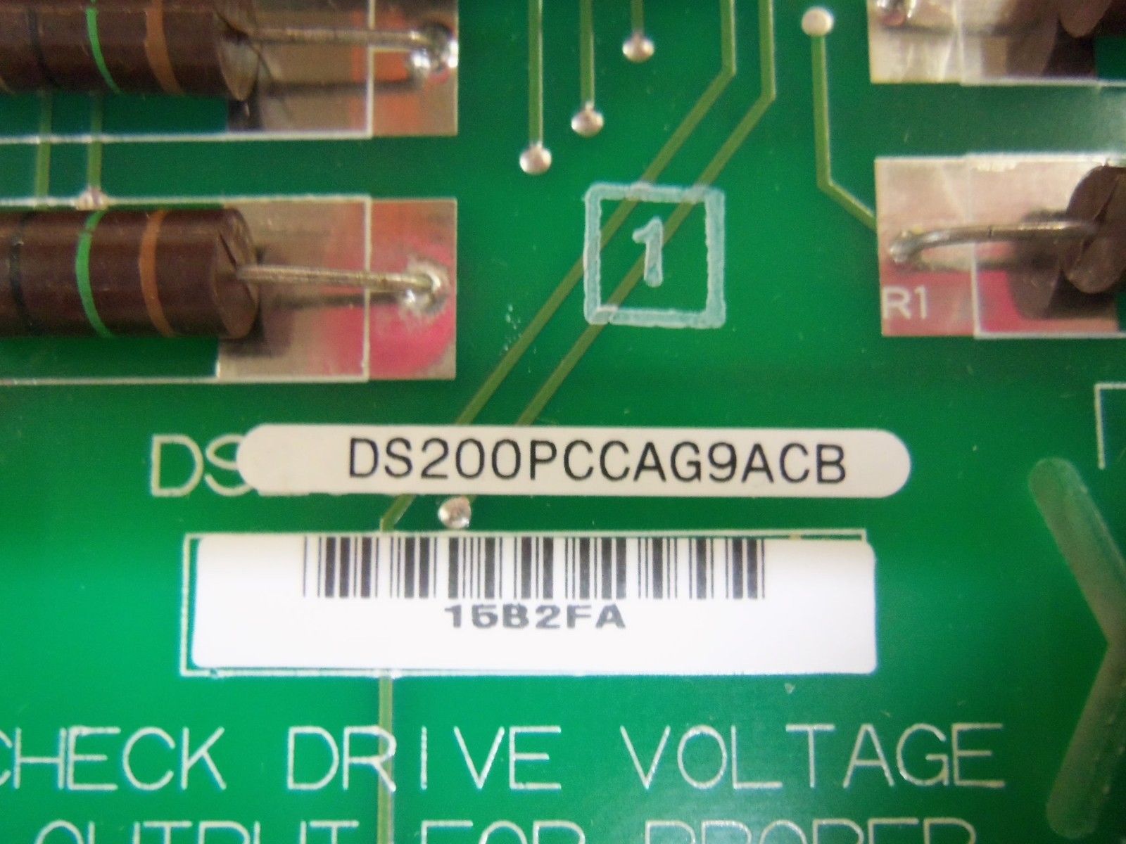 GENERAL ELECTRIC DS200PCCAG9ACB CIRCUIT BOARD UNMP