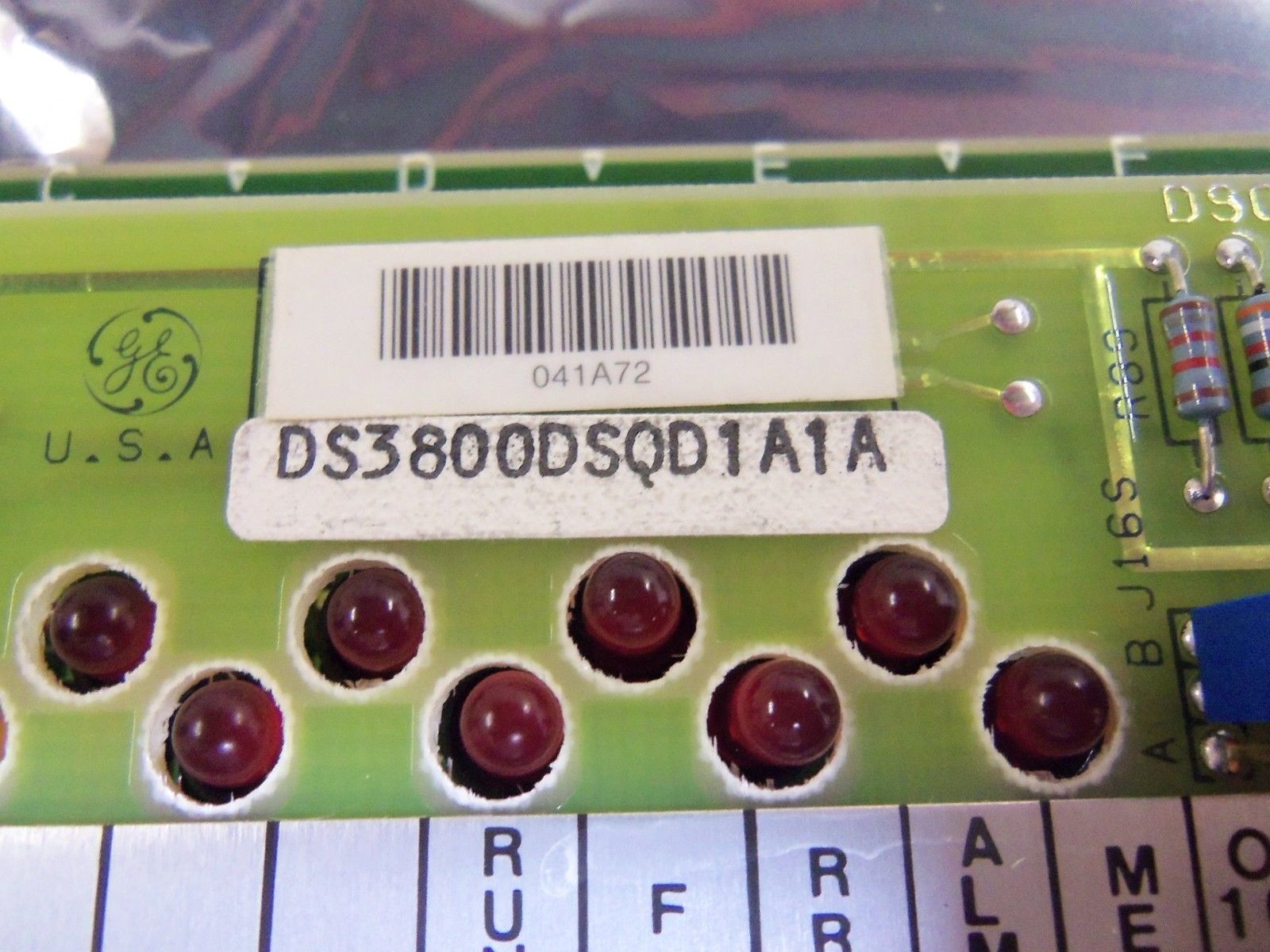 GENERAL ELECTRIC DS3800HSQD1J1G W/ DS3800DSQD1A1A CIRCUIT BOARD UNMP