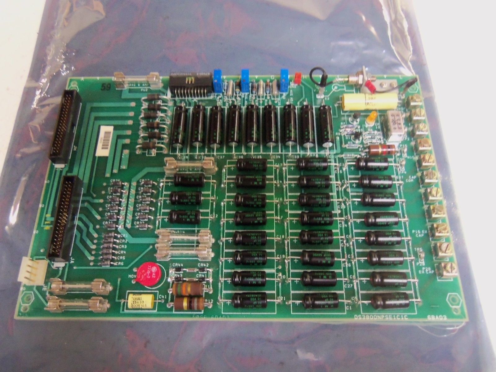 GENERAL ELECTRIC DS3800NPSE1C1C POWER SUPPLY BOARD W/COMPONENTS *USED*
