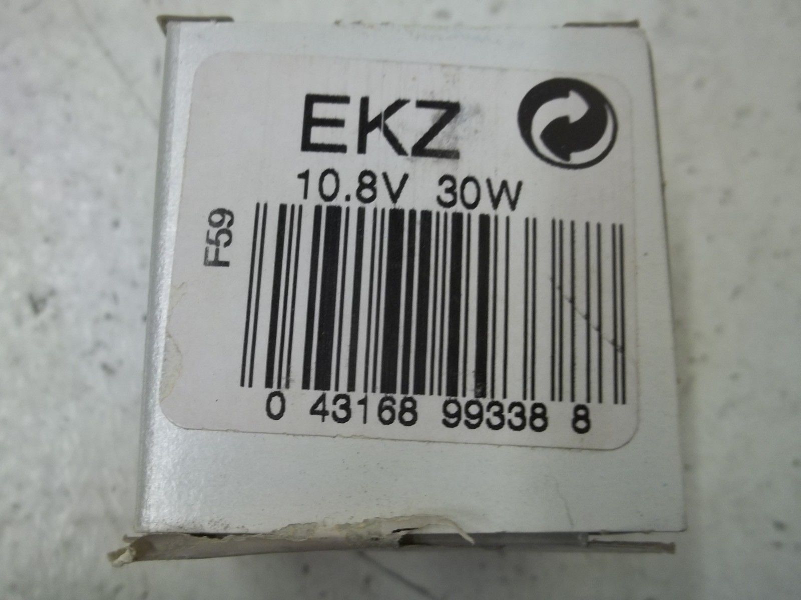 GENERAL ELECTRIC EKZ 10.8V 30W NSMP