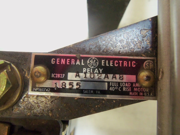 GENERAL ELECTRIC IC2827A102AA8 RELAY UNMP
