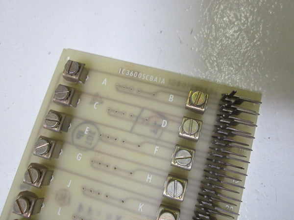 GENERAL ELECTRIC IC3600SCBA1A PCB CIRCUIT BOARD CONTROL UNMP