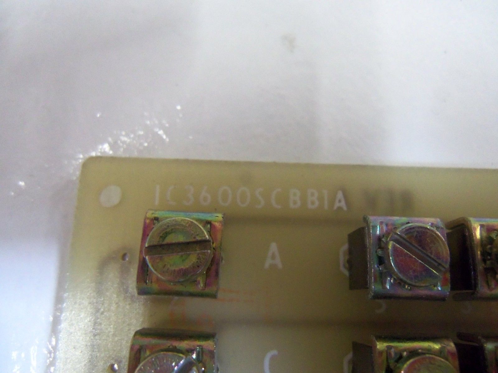 GENERAL ELECTRIC IC3600SCBB1A PC BOARD UNMP