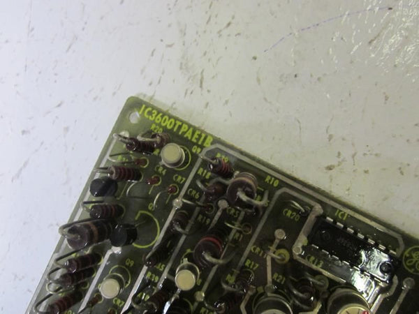 GENERAL ELECTRIC IC3600TPAE1B GENERATOR CONTROL BOARD  UNMP