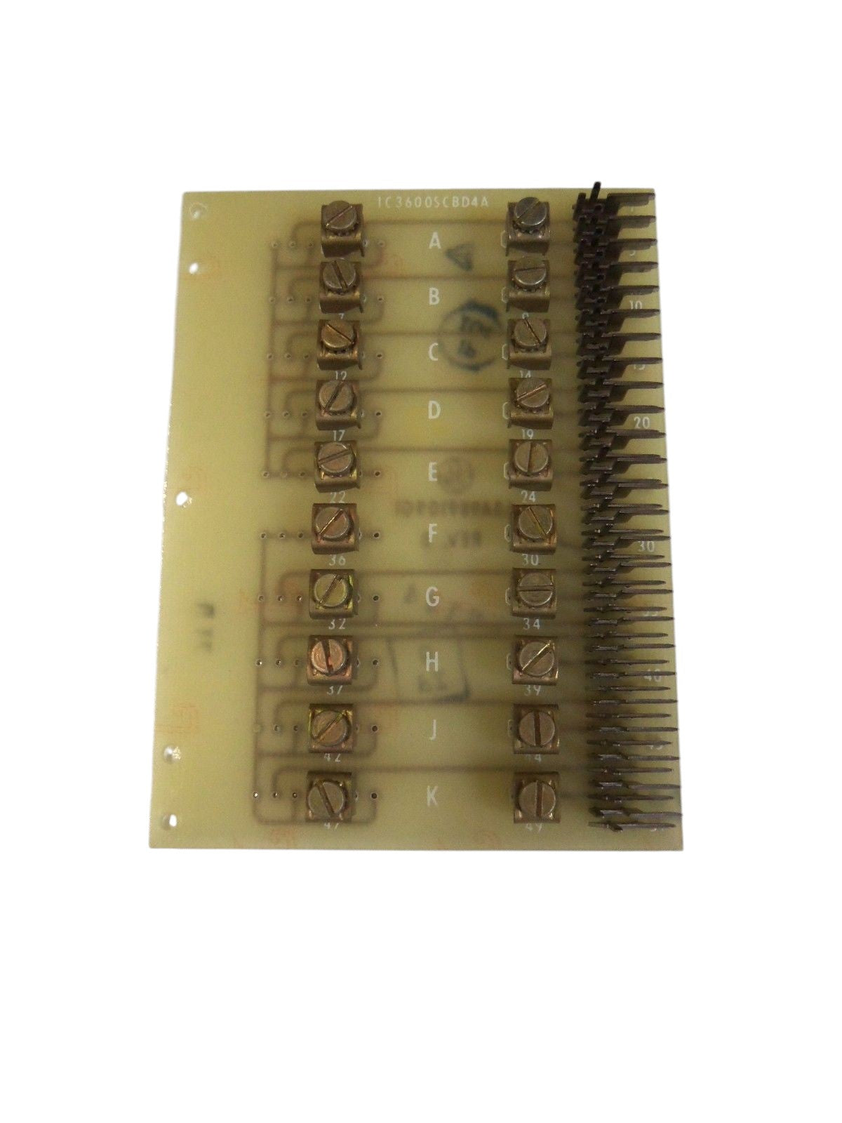 GENERAL ELECTRIC IC3600SCBD4A COMPONENT CARD  UNMP