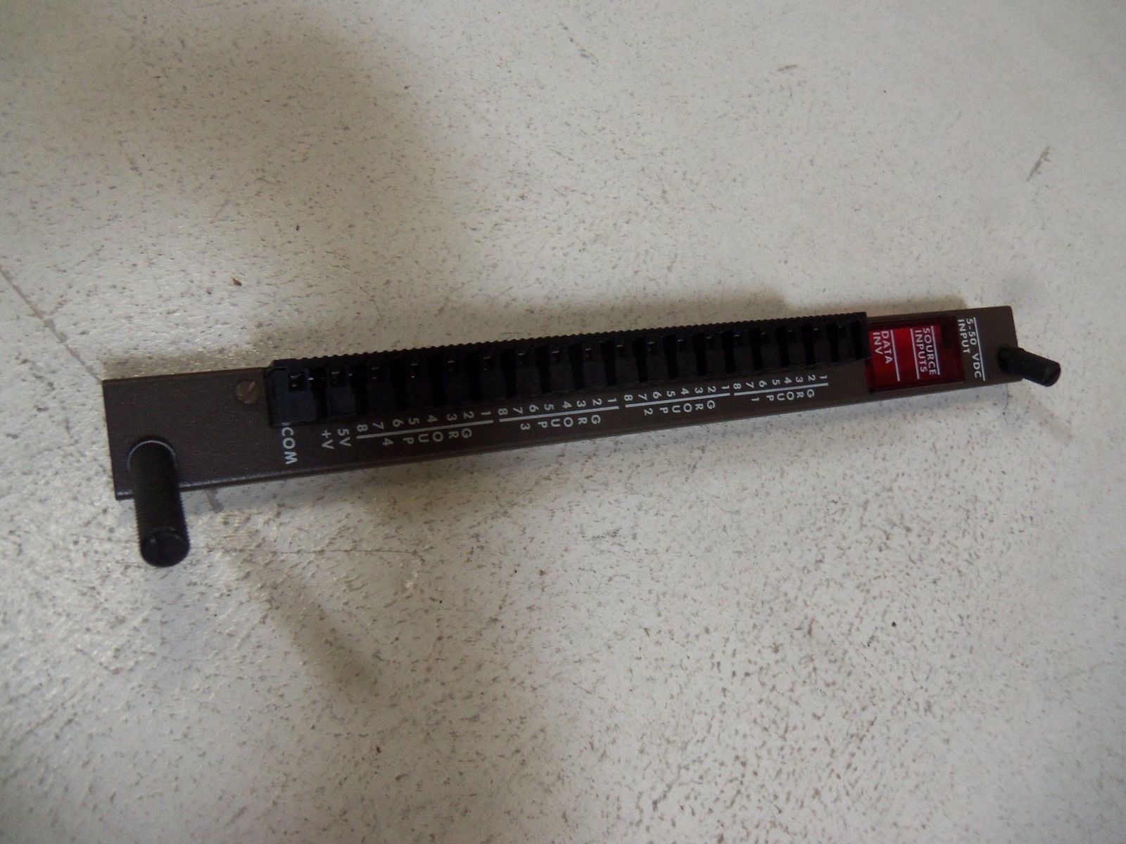 GENERAL ELECTRIC IC600FP811C INPUT FACE PLATE  UNMP