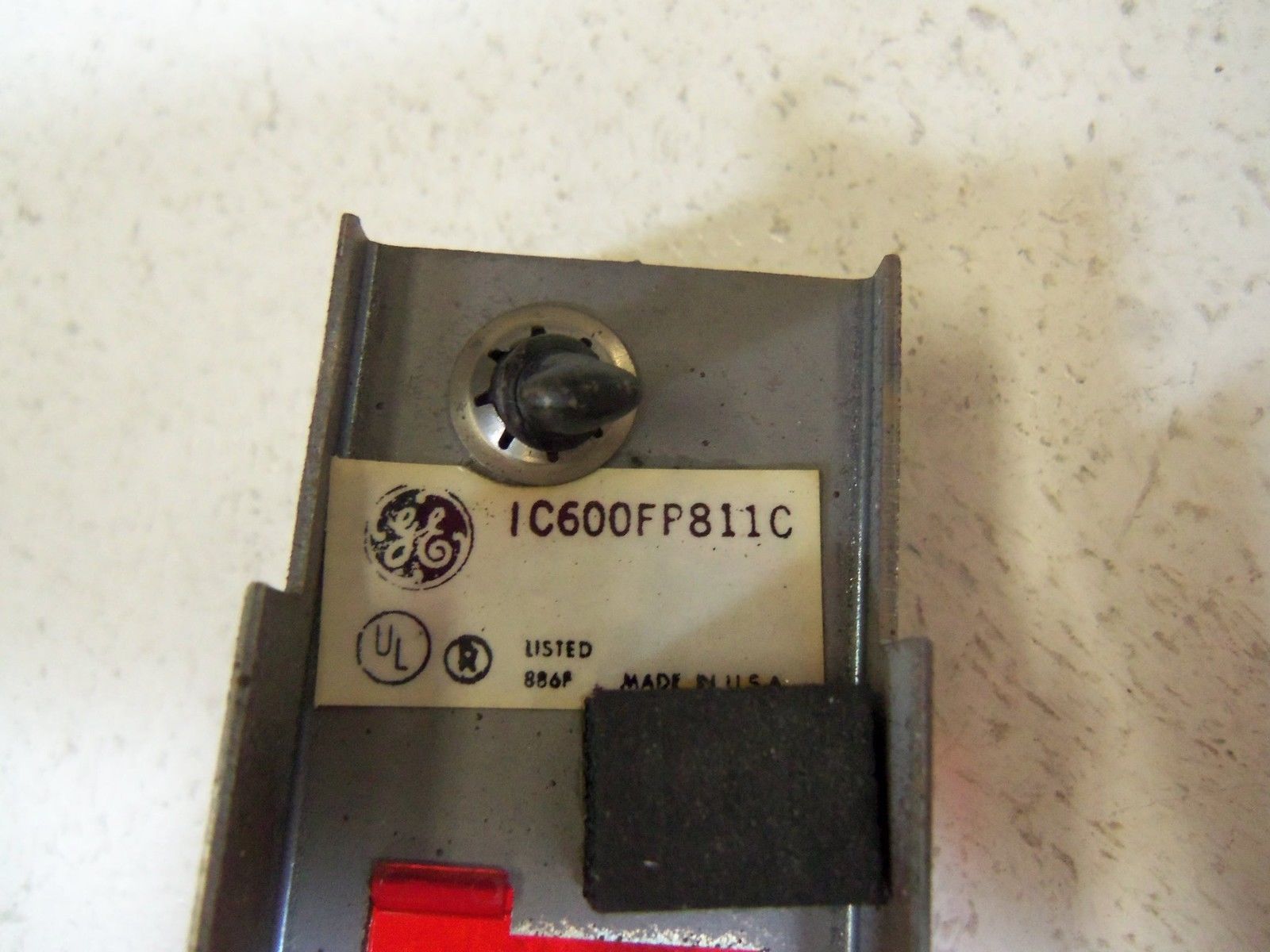 GENERAL ELECTRIC IC600FP811C INPUT FACE PLATE  UNMP