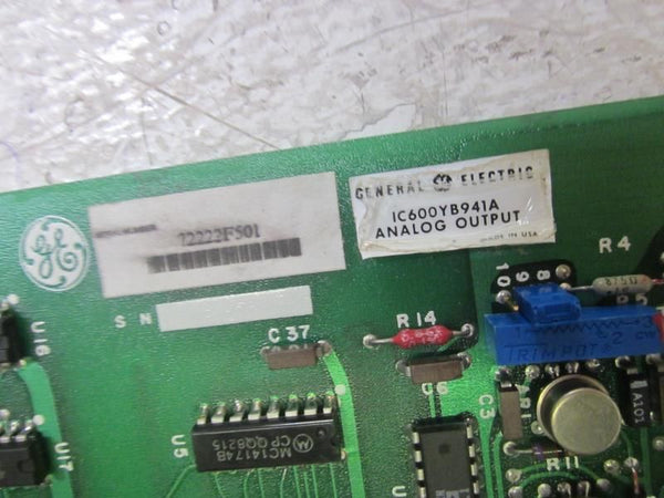 GENERAL ELECTRIC IC600YB941A ANALOG OUTPUT BOARD UNMP
