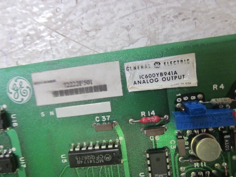 GENERAL ELECTRIC IC600YB941A ANALOG OUTPUT BOARD UNMP