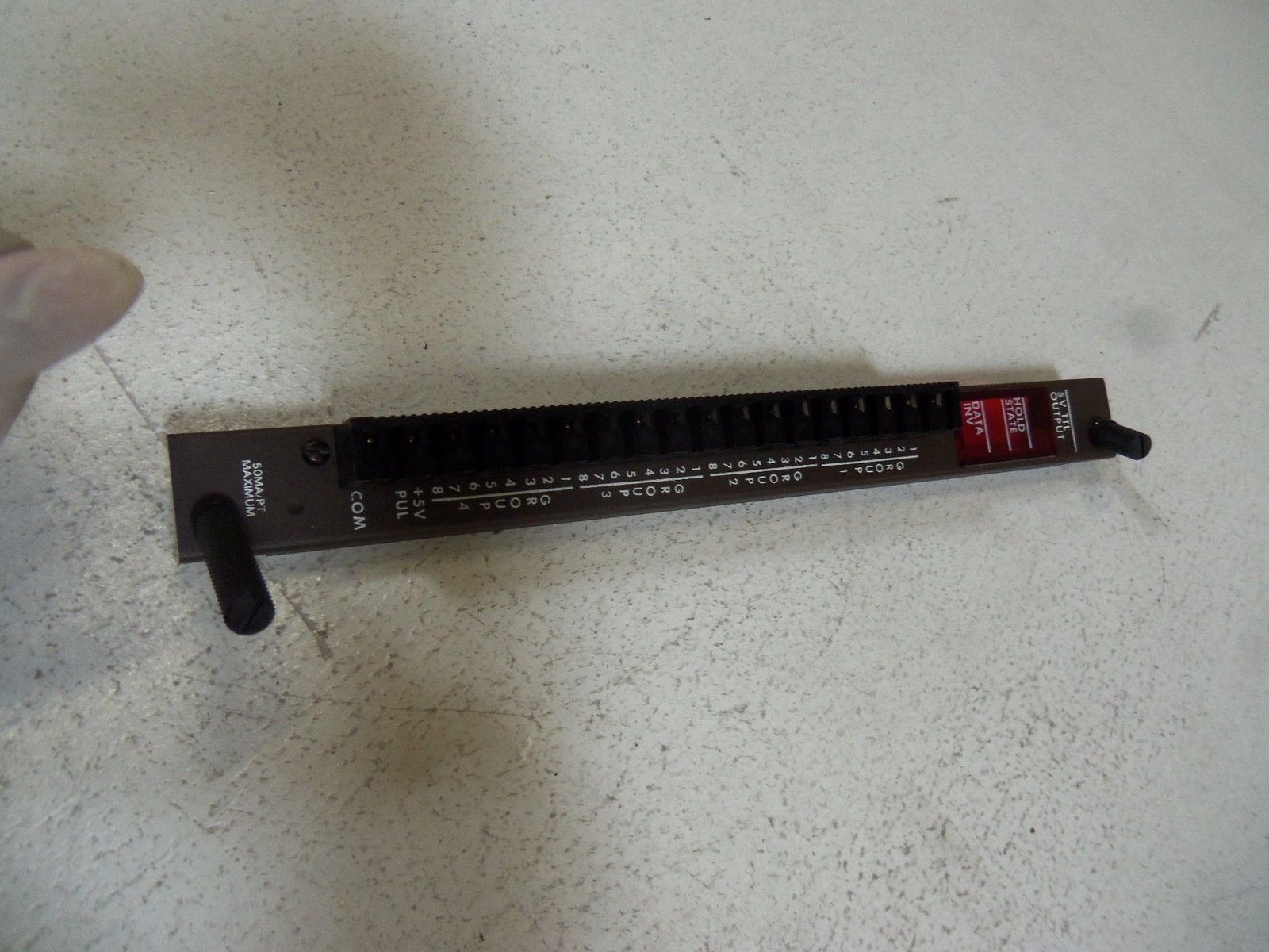 GENERAL ELECTRIC IC600FP911C OUTPUT FACE PLATE  UNMP